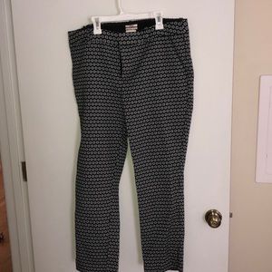Dress Pants Navy with white and mint detail